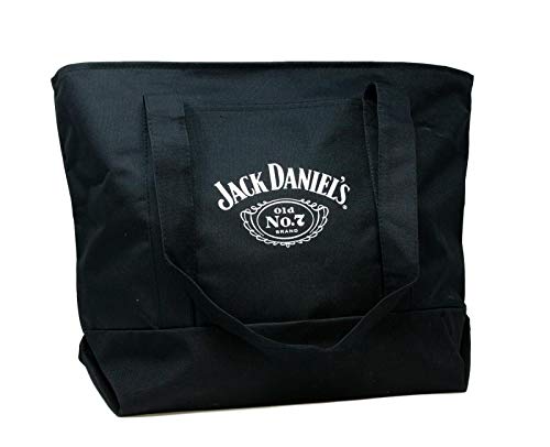 Jack Daniel39s Classic Boat Tote  Box Stitched Logo on Front  255 Long Handles  Large Outside Pocket with Zippered Inner Pocket