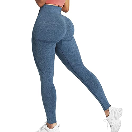 FeelinGirl Seamless Leggings for Women Sports Workout Leggings Tummy Control Yoga Pants Butt Lifting Leggings High Waist