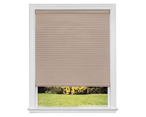 Artisan Select No Tools Custom Cordless Cellular Blackout Shades Khaki 61 12 in x 72 in