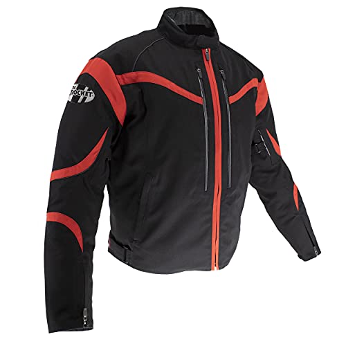 Joe Rocket Men39s Crossfire Jacket BlackRed 3X