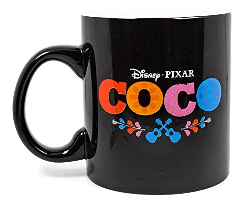 Disney Pixar CocoSeize Your Moment Ceramic Coffee Mug  Large Cup For Home Kitchen Houseware Essentials Novelty Drinkware  Day Of The Dead Holiday Collectible  Holds 20 Ounces