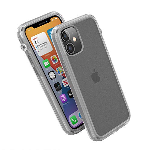 Influence Series Case Designed for iPhone 12 Mini Compatible with MagSafe Patented Rotated Mute Switch Drop Proof Crux Accessories Attachment System by Catalyst  Frosted Clear