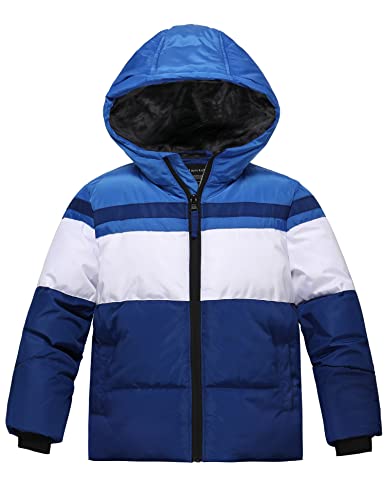 Wantdo Boy39s Warm Winter Coat Thicken Puffer Jacket Windproof Winter Jacket Water Resistant Hooded Parka