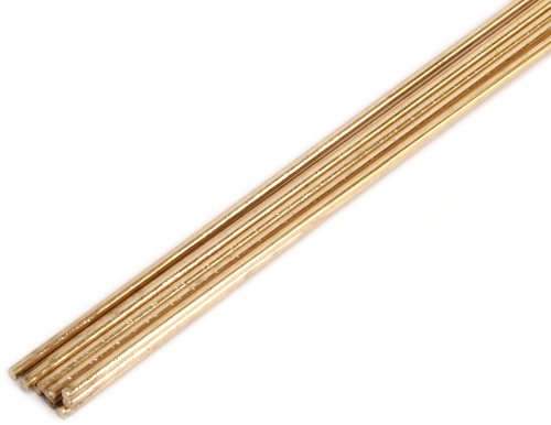 Forney 47300 Gas Brazing Rod Bare Brass 18 x 18 10 Pack