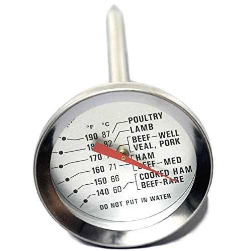 The StainlessSteel 5Inch Chefs Choice Meat Thermometer