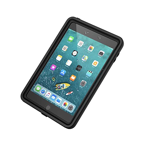 Catalyst Case for iPad Mini 5 Edition 2019 Full Body Protection Waterproof 66ft Drop Proof 4ft Kickstand Included Touch ID Builtin Screen Protector iPad case for Kids  Stealth Black