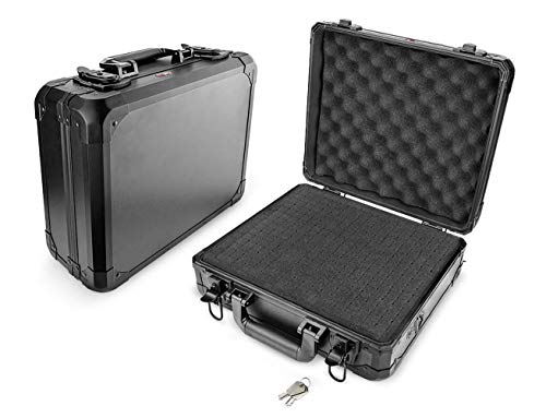 XPIX Versabox Customizable Carrying Hard Case with CustomCut Foam Insert for DSLR Cameras Camcorders Recorders Printers and Other Photo Equipment  Small