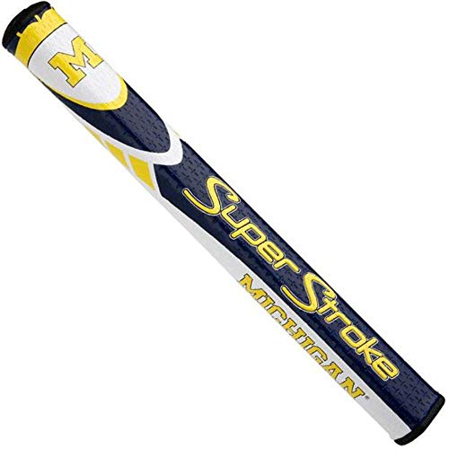 SuperStroke NCAA Golf Putter Grip Mid Slim 20 CrossTraction Surface Texture and Oversized Profile Even Grip Pressure for a More Consistent Stroke NonSlip Grip