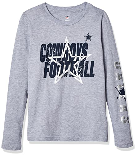 Dallas Cowboys TeenBoy39s Youth Play It Long Sleeve Cotton TShirt