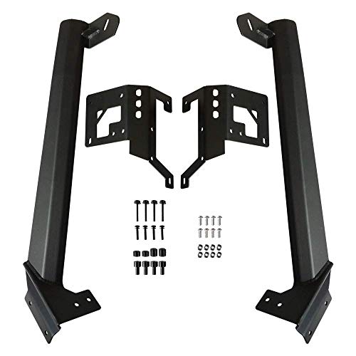 AUXTINGS 50 inch LED Light Bar Upper Windshield Mounting Bracket Lower Corner Brackets for Jeep 20072017 Wrangler JK 4WD Wrangler Unlimited JK 4WD2WD