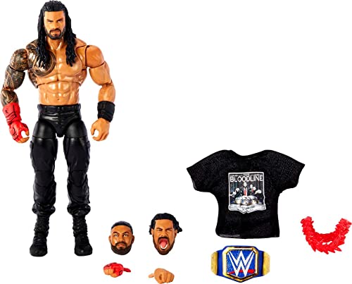 WWE Ultimate Edition Action Figure 6inch Collectible with Interchangeable Entrance Gear Extra Heads  Swappable Hands for Ages 8 Years Old  Up