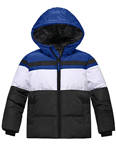 Wantdo Boy39s Warm Winter Coat Thicken Puffer Jacket Windproof Winter Jacket Water Resistant Hooded Parka