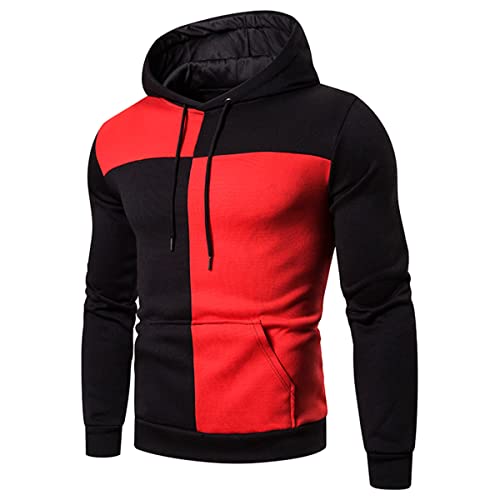 Cloudstyle Mens Slim Fit Solid Color Hooded Full Zip Sweatshirt Hipster Gym Active Hoodie