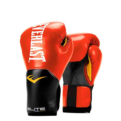 Everlast Elite Pro Style Training Gloves Red 12 oz