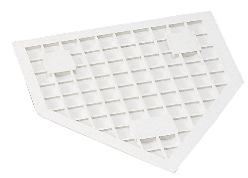 White HeavyDuty Rubber Home Plate by Champion Sports96