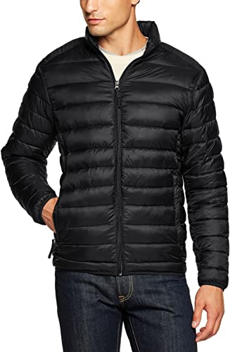 TSLA Men39s Lightweight Packable Accent Puffer Jacket WaterResistant Winter Jackets