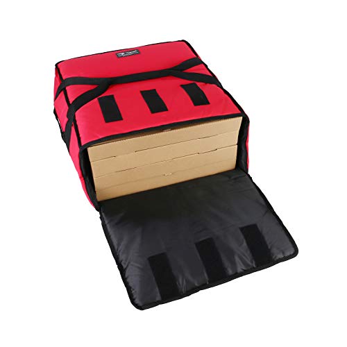 Yopral Professional Insulated Pizza Delivery Bag 15 x 15 x 7 Durable Warmer Food Delivery Bag for RestaurantCatering