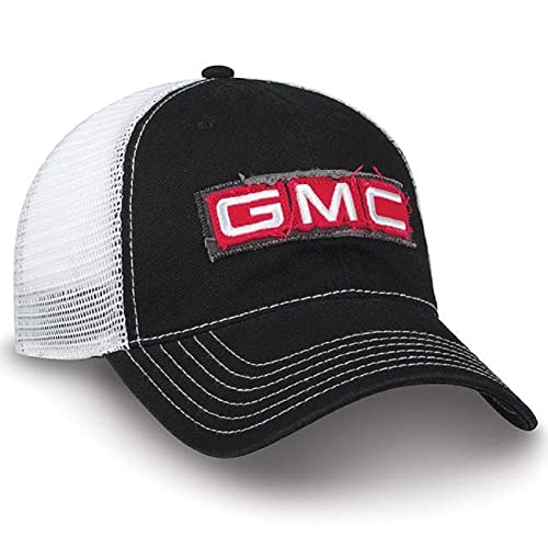 GMC Black and White Mesh Hat