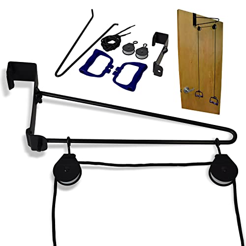 Overhead Workout Pulley System for Range of Motion Over Door Rehab Exerciser for Rotator Cuffs BodyHealt Overdoor Exercise Pulley System for Shoulder Rehabilitation Recovery and Mobility