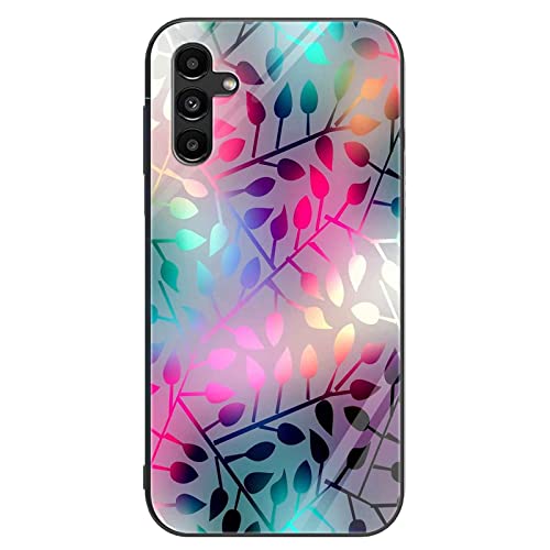 ALILANG Glass Case for Samsung Galaxy A13 4G  5G 66 inch UltraThin Stylish and Cute Animal Print Phone Cover with AntiScratch and AntiFingerprint for Samsung A13 A04S Phone Cases  Bear