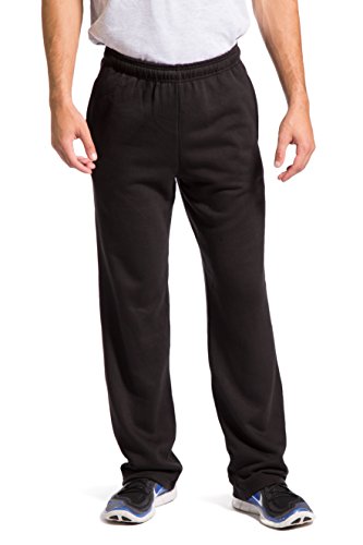 Relaxed Fit  Enhanced FIT Fishers Finery Mens EcoFleece Casual Sweatpant with Pockets