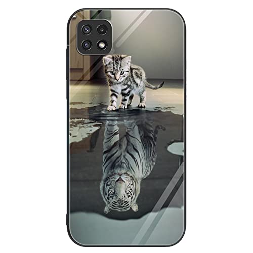 ALILANG Case for Samsung Galaxy A22 5G Case 66 inch Slim Hard PC Back Cover TPU Bumper Scratch Dustproof Shockproof Protective Cover for Phone Samsung A22 Case Bear