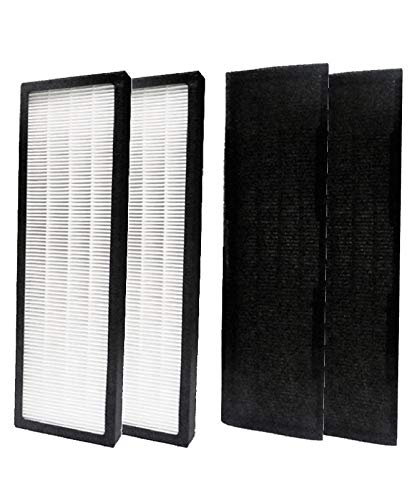 2 Packs of Nispira True HEPA Filter B FLT4825 Compatible with GermGuardian Air Purifiers AC4825 AC4825E AC4825DL AC4825DLX AC4300BPTCA AC4900CA CDAP4500BCA CDAP4500WCA AC4820 Pure Guardian Model AP2200CA Black  Decker BXAP148 and more