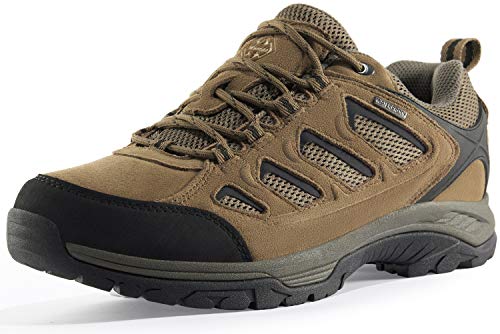 Wantdo Men39s Waterproof Low Cut Hiking Shoes Wide Breathable Slip Resistant Trial Hiking Shoes Mountain Biking Outdoor Work Trekking Sneakers