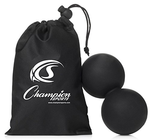 Champion Sports Massage Ball  Deep Tissue Roller Balls for Trigger Point Relief on Feet Back Neck Shoulders  Multiple Styles