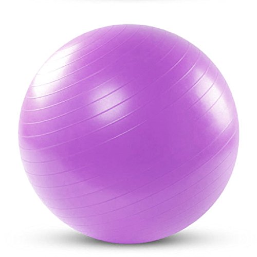 Silfrae 556575cm Yoga Ball Exercise Ball AntiSlip  AntiBurst Pilate Balance Ball with Pump for Fitness Home and Office