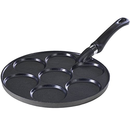 Black Autumn Leaves Pancake Skillet by Nordic Ware