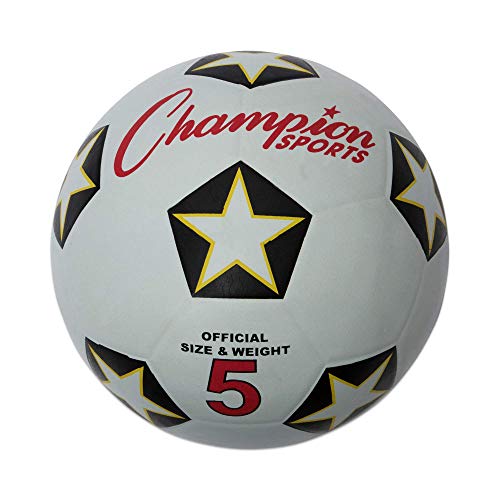 Champion Sports Rubber Cover Soccer Ball