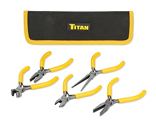 Titan Tools 18405 5Piece Precision Pliers Set with Storage Case