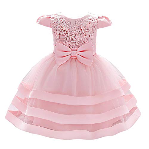 Dressy Daisy Baby Flower Girls Dresses Special Occasion Wedding Birthday Party Fancy Tiered Gown