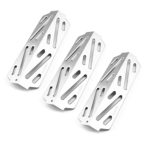 QuliMetal Grill Heat Deflector for Weber Genesis II 300 Series Genesis II E310 II E315 II E330 II E335 II S310 II S335 Gas Grill 3 Pack 304 Stainless Steel