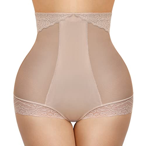 FeelinGirl High Compression Shapewear for Women Tummy Control Body Shapers Seamless Panty Comfortable Briefs Slimming