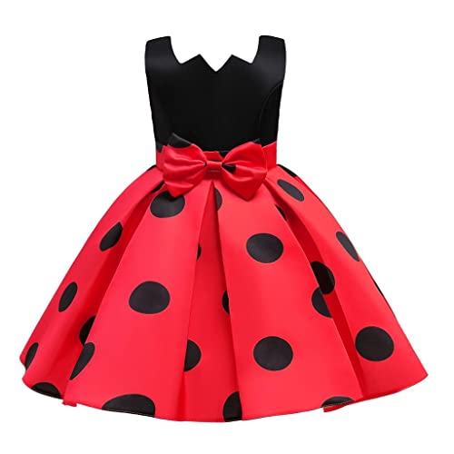 Dressy Daisy Toddler Little Girls Ladybug Fancy Dress Halloween Costume Birthday Party Outfit