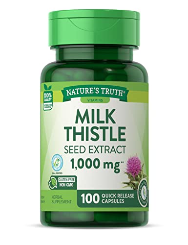 Milk Thistle Seed Extract 1000mg 100ct by Natures Truth