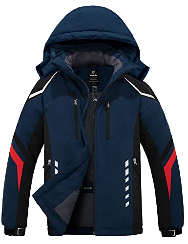 Wantdo Men39s Mountain Waterproof Ski Jacket Warm Winter Snow Coat Windproof Raincoat Outdoor Windbreaker