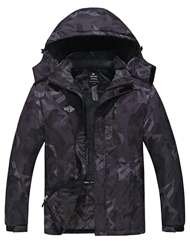 The Wantdo Mens Waterproof Ski Jacket is a great choice for the snowy months