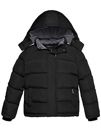 Stylish and Functional Boys Puffer Jacket for Cold Weather with Removable Hood