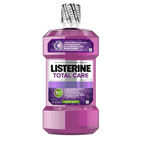 Mount Vernons own purple SGB000PIH4ZGUS 3381 fl oz bottle of Listerine Total Care Mouth Wash