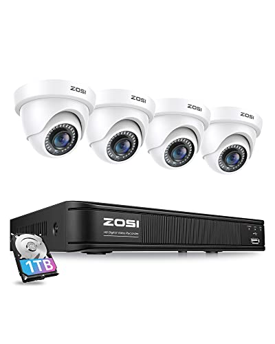 ZOSI 4K 16CH PoE Security Camera System 12 x 8MP PoE IP Camera Outdoor Indoor with Starlight Color Night Vision Human Detection Light Alarm 4K 16CH H265 NVR with 4TB HDD for 247 Audio Recording