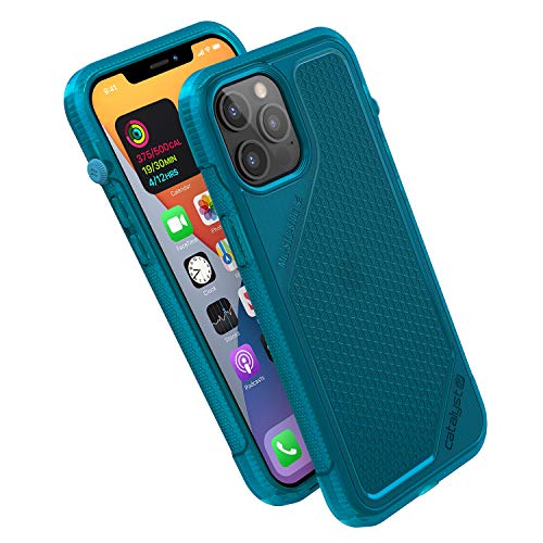 Vibe Series Case Designed for iPhone 12 Pro Max Patented Rotating Mute Switch 10ft Drop Proof Compatible with MagSafe Crux Accessories Attachment System by Catalyst  Army Green