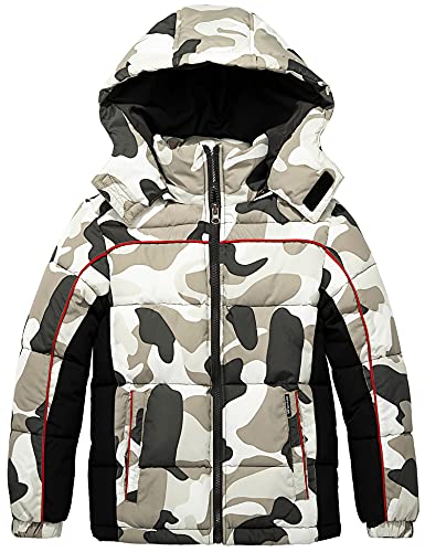 Wantdo Boy39s Warm Winter Coat Waterproof Down Parka Thicken Filling Puffer Jacket with Hood