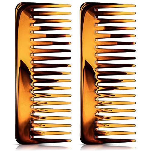 Large Hair Detangling Comb Wide Tooth Comb for Curly Hair Wet Dry Hair No Handle Detangler Comb Styling Shampoo Comb Black