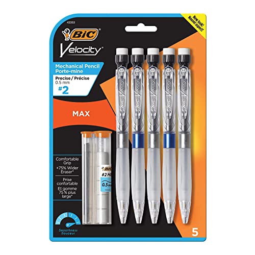 BIC MPMX5P51 Velocity Max Pencil HB2 No 2 05 mm