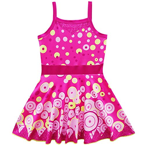 Dressy Daisy Toddler Kids Girls One Piece Swimsuit Swimwear Swimming Suit Fancy Bathing Suit Swim Wear with Skirt