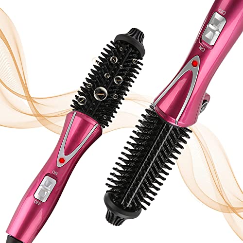 Curling Iron Brush Hair Curler Hot Brush Professional AntiScald Instant Heat Up Curling Wands Suitable Heated Styler Brush for LongShort Hair US Plug110240V