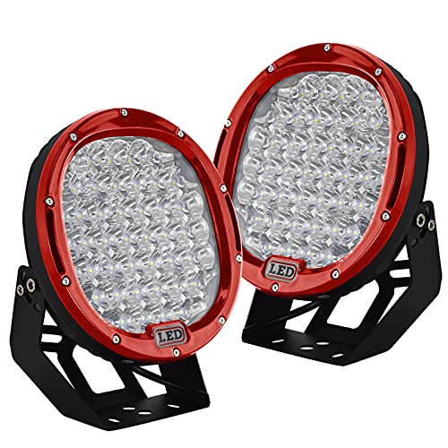 AUXTINGS 2 Piece 7 inch 36W Flood Led Light Bar Off Road Worklamp Driving Lamp for Jeep ATV SUV Mine Boat Off Road